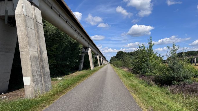stillgelegte Trans-Rapid-Strecke